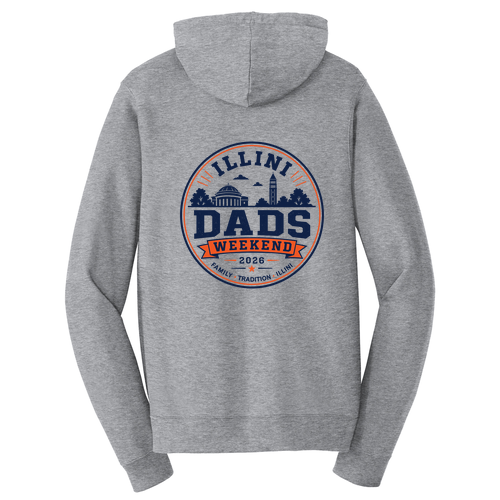 Illini Dads Hoodie -- Athletic Heather