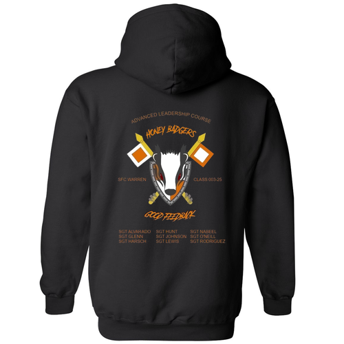 Class 003-25 Gildan Heavy Blend Hooded Sweatshirt -- Black