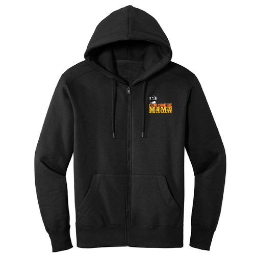 District Perfect Weight Fleece Full-Zip Hoodie -- Jet Black