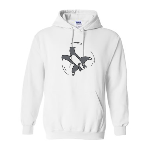 Gildan Heavy Blend Hooded Sweatshirt -- White
