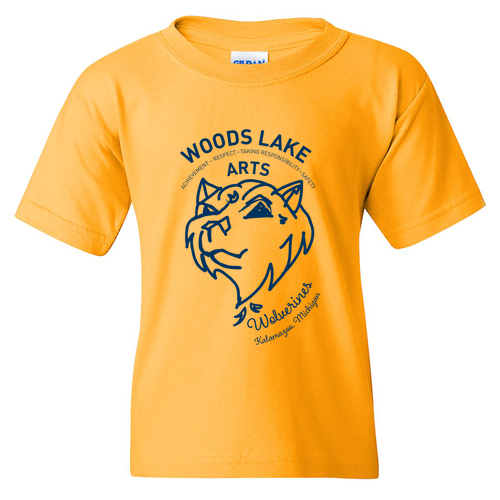 Gildan Heavy Cotton Basic Youth T-Shirt -- Gold