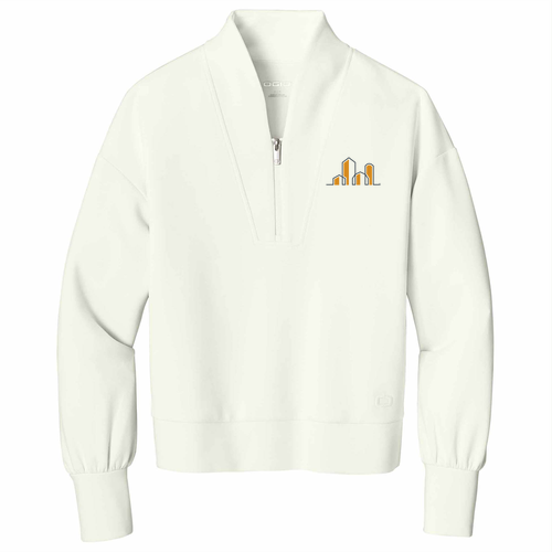 OGIO Women’s Transcend 1/4-Zip -- Opal White