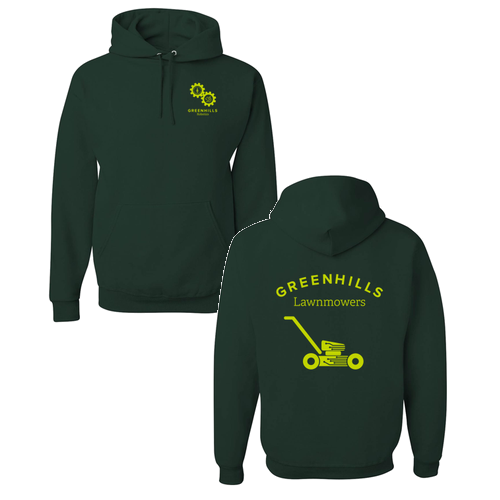 Jerzees 8 oz 50/50 Nublend Adult Hooded Sweatshirt -- Forest Green