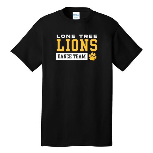 Port and Company 5.4 oz Cotton T-Shirt with Names -- Jet Black