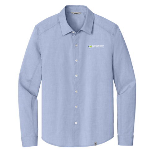 [HIDE] Ogio Commuter Woven Shirt -- Metal Blue Heather
