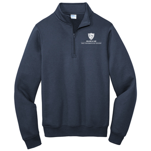 College of Law Embroidered Fleece Quarter-Zip Pullover Sweatshirt