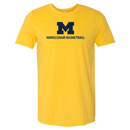 Gildan SoftStyle Fitted T-Shirt -- Daisy, Wheelchair Basketball