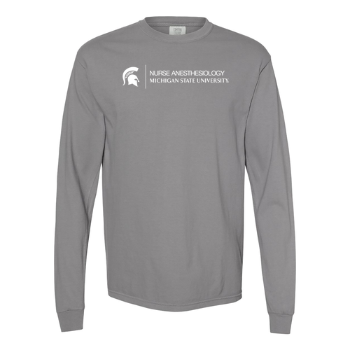 Comfort Colors Unisex Garment-Dyed Heavyweight Long Sleeve T-Shirt Granite