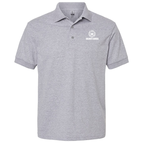 Gildan DryBlend Jersey Polo -- Sport Grey