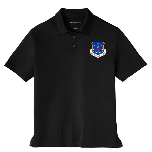 Port Authority City Stretch Polo -- Black (Emboridery)  115th Group