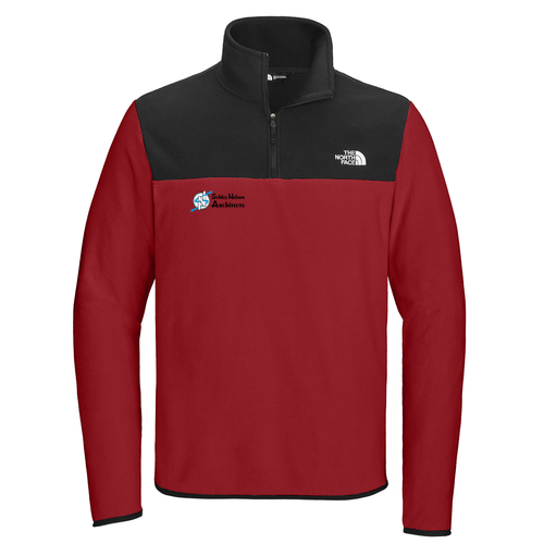 The North Face Glacier 1/4-Zip Fleece -- Rage Red / Tnf Black