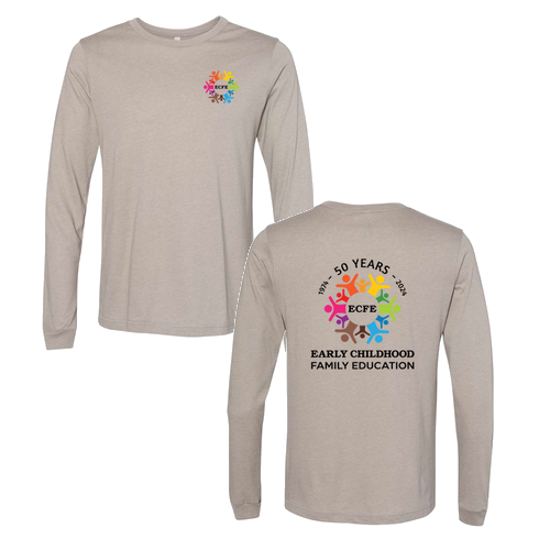 Bella+Canvas Unisex Heather Cvc Long Sleeve Tee- Heathers -- Heather Stone