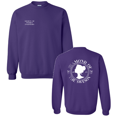 Gildan Heavy Blend Crew Neck Sweatshirt -- Purple