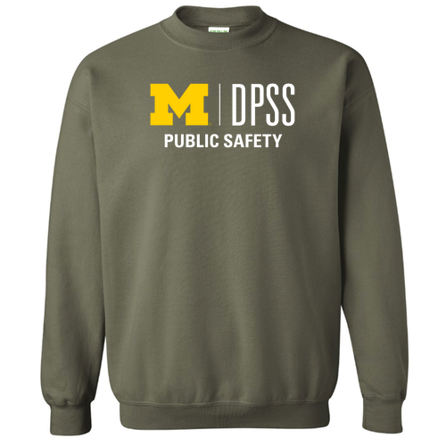 Mens/Unisex Gildan Heavy Blend Crewneck Sweatshirt -- Military Green