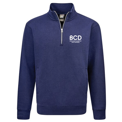 J America BTB Fleece 1/4 zip -- True Navy