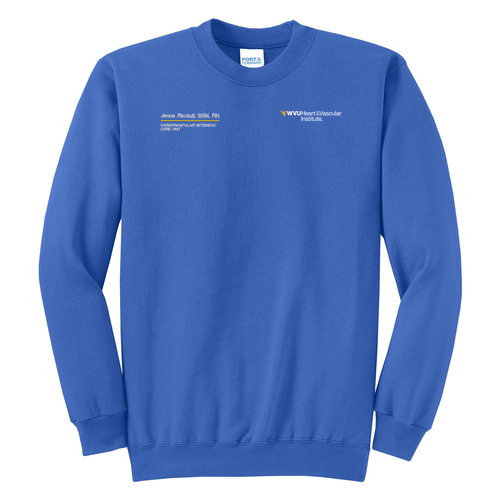 Port and Company Classic Crewneck Sweatshirt -- Royal