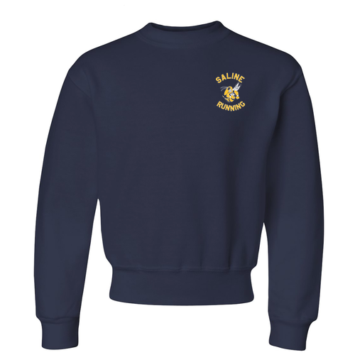 Jerzees Youth 8 oz 50/50 Nublend Fleece Crew -- J Navy