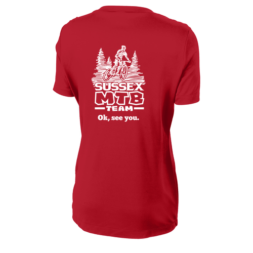Sport Tek Ladies Competitor Tee -- True Red