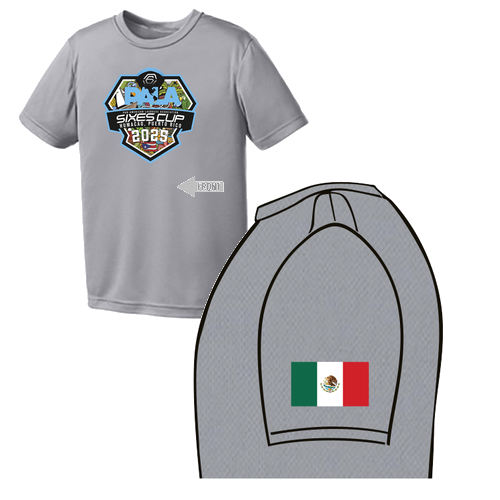 MEXICO Performance Tee -- YOUTH Silver