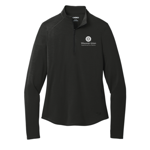 OGIO Motion 1/4-Zip -- Blacktop