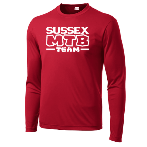 Sport Tek Long Sleeve Competitor -- True Red