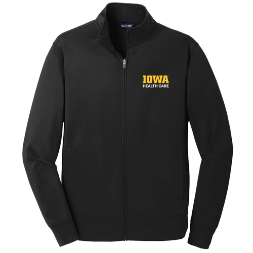 Sport-Tek Sport-Wick Fleece Full-Zip Jacket -- Black