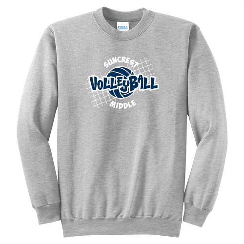 Port and Company Classic Crewneck Sweatshirt -- Ash