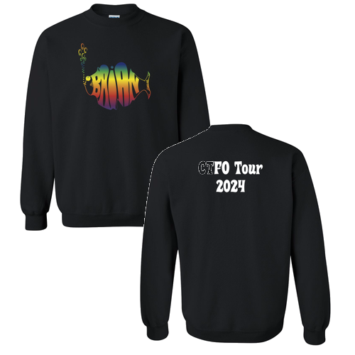 Gildan Heavy Blend Crew Neck Sweatshirt -- Black