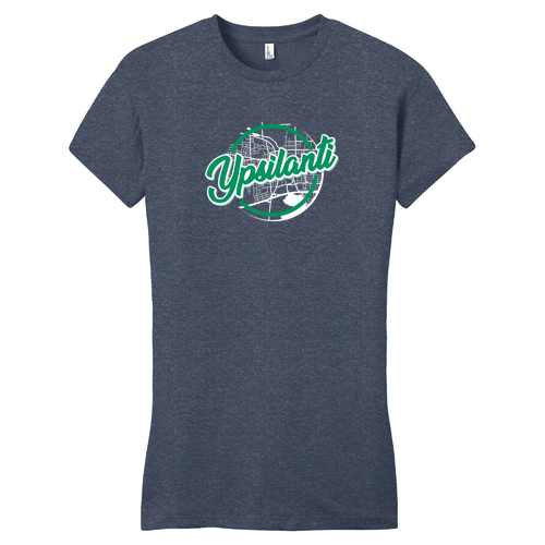 Ladies District Made Soft Very Important Tee -- Heathered Navy