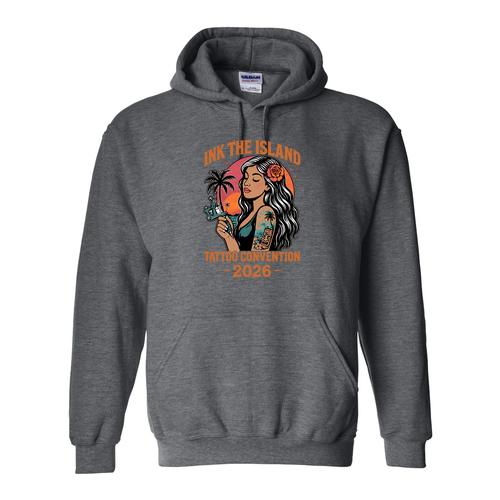 Sunset Adult Hooded Sweatshirt -- Dark Heather