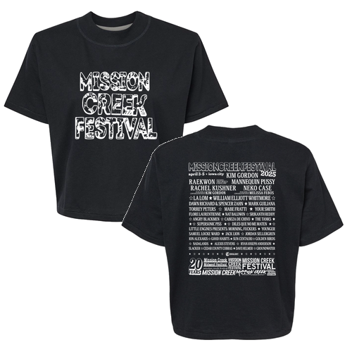 LAT Ladies' Boxy Tee -- Blended Black