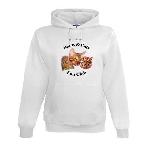 Jerzees 8 oz 50/50 Nublend Adult Hooded Sweatshirt -- White