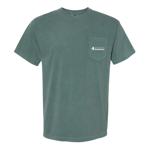 Comfort Colors Adult Short Sleeve Pocket Tee -- Blue Spruce