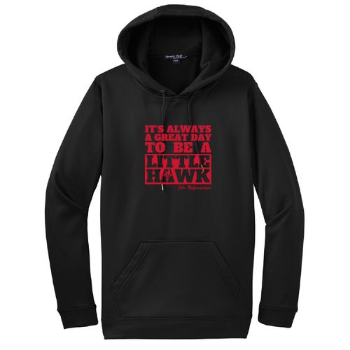 Sport-Tek Fleece Hooded Pullover -- Black