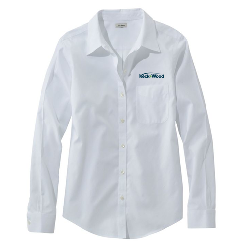 Brooks Brothers Women's Wrinkle-Free Stretch Pinpoint Shirt -- White