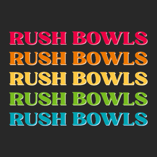 Rush Bowls Rush Bowls Rush Bowls Black Tee
