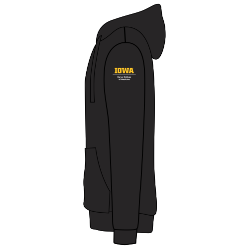 Sport-Tek Ladies PosiCharge Tri-Blend Wicking Fleece Hooded Pullover -- Black Triad Solid