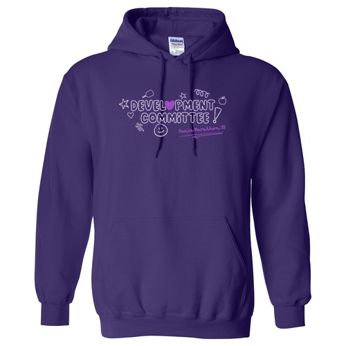 Gildan Heavy Blend Hooded Sweatshirt -- Purple