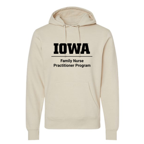 Family Nurse Practitioner J America Unisex BTB Fleece Hooded Sweatshirt -- Oyster