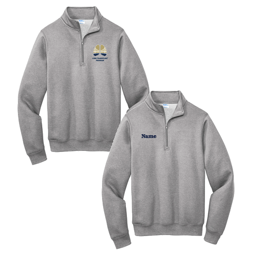 Fleece Quarter-Zip Pullover Sweatshirt -- Athletic Heather