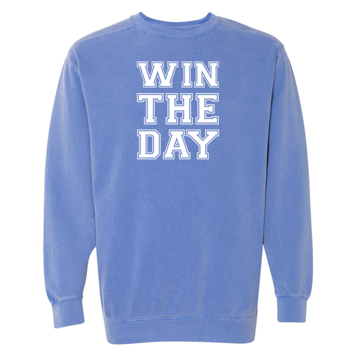 Comfort Colors Crewneck Sweatshirt -- Flo Blue