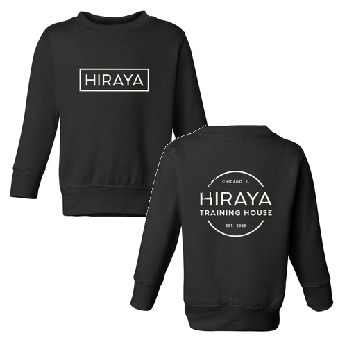 Hiraya Toddler Sweatshirt -- Black