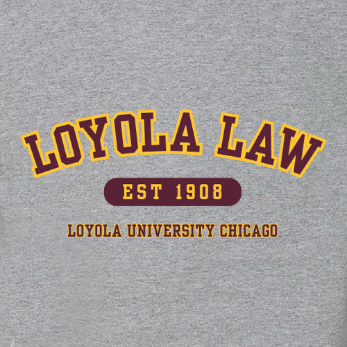Loyola Law Baby Tee -- Athletic Heather