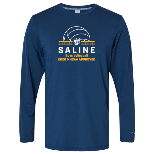 Paragon Aruba Extreme Performance Long Sleeve T-Shirt -- Navy, MHSAA Approved