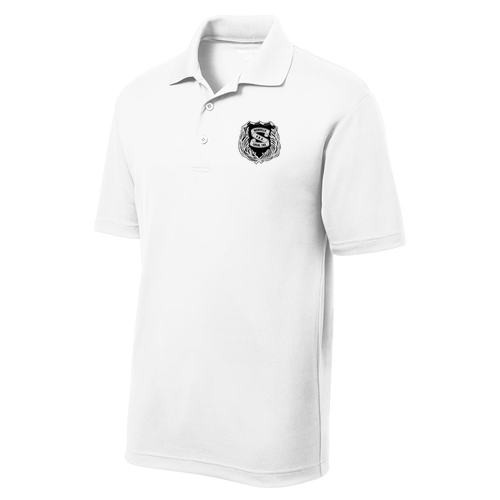 Shield -- Racer Mesh Polo -- White