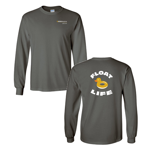 Gildan Heavy Cotton Longsleeve Basic T-Shirt -- Charcoal