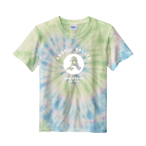 Port and Company Tie Dye Tee Youth -- Watercolor Spiral