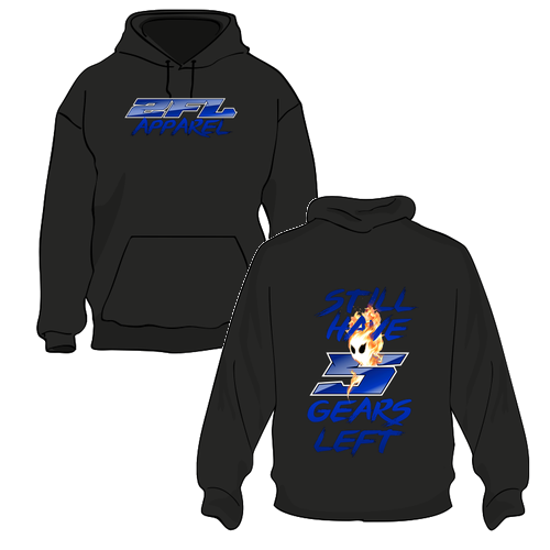 Independent Trading Co. Mainstreet Hooded Sweatshirt -- Black -- Blue