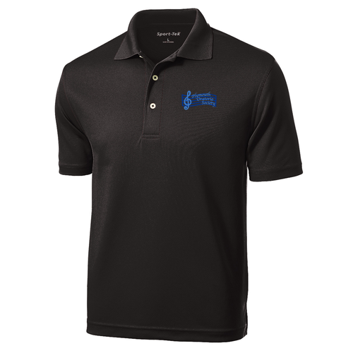 Mens/Unisex Sport Tek Dri Mesh Sport Shirt -- Black
