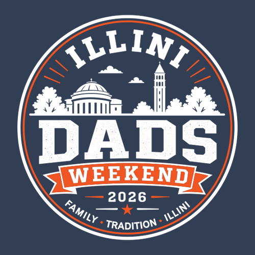 Illini Dads Crewneck Sweatshirt -- Team Navy